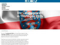 thueringen-landtagswahl.de Webseite Vorschau