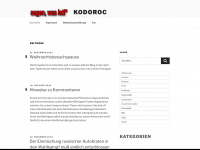 kodoroc.de Webseite Vorschau