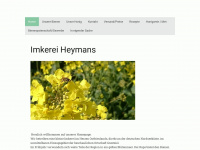 imkerei-heymans.de Webseite Vorschau