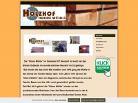 holzhof-obere-muehle.de Webseite Vorschau