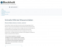 wasserschaden-bockholt.de Webseite Vorschau