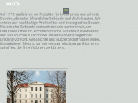 moa-arch.de Webseite Vorschau