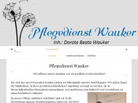 pflegedienst-wauker.de Webseite Vorschau