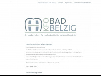 kfo-bad-belzig.de Webseite Vorschau