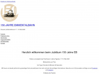 150eb.ch Webseite Vorschau