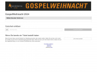 gospelweihnacht.de Webseite Vorschau