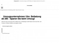 beiladung-ulm.de Webseite Vorschau