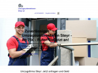 umzugsunternehmen-steyr.at Webseite Vorschau