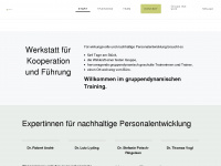 diegruppendynamiker.de Webseite Vorschau