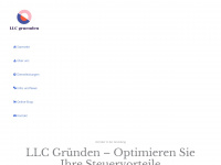 llc-gruenden.de Webseite Vorschau