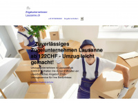 zuegelunternehmen-lausanne.ch Webseite Vorschau