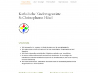 kita-stchristophorus.de Webseite Vorschau