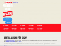 o-sushi.eu Webseite Vorschau