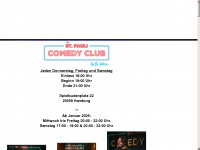 stpaulicomedyclub.de Webseite Vorschau