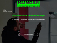 klinger-handwerk.de Webseite Vorschau