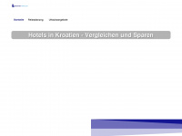 kroatien-hotels.eu Webseite Vorschau