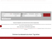 vermietung-drohnen.de Webseite Vorschau