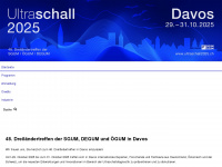 ultraschall2025.ch Webseite Vorschau