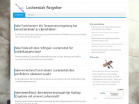 lockenstab-ratgeber.de Webseite Vorschau