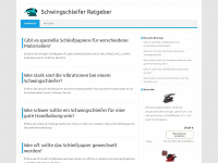 schwingschleifer-ratgeber.de Webseite Vorschau