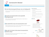 sonnenschirm-berater.de Webseite Vorschau