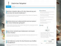 stabmixer-ratgeber.de Webseite Vorschau