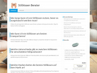 stillkissen-berater.de Webseite Vorschau