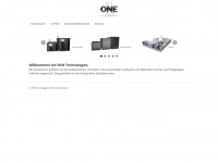 one-technologies.com Webseite Vorschau