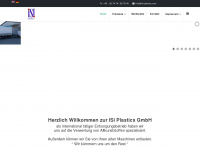 isi-plastics.com Webseite Vorschau