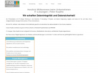 it-datasys.de Webseite Vorschau