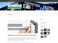 elektro-wehrle.de Webseite Vorschau