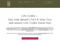 lifecodes.org Webseite Vorschau