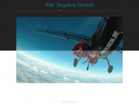 4air-skydive.de Webseite Vorschau