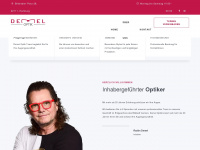 demel-optik.de Webseite Vorschau