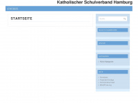 katholischer-schulverband-hamburg.de Webseite Vorschau