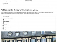 restaurant-rheinblick-unkel.de Webseite Vorschau