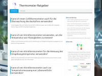 thermometer-ratgeber.de Webseite Vorschau