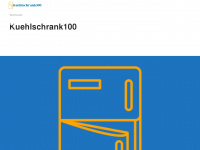 kuehlschrank100.de Webseite Vorschau