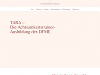 dfme-achtsamkeitstrainer.com Webseite Vorschau