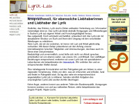 lyrik-lab.de Webseite Vorschau