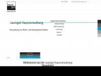 raumgut-hausverwaltung.com Webseite Vorschau