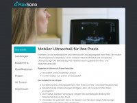 flexsono.de Webseite Vorschau