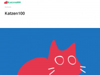 katzen100.de Webseite Vorschau