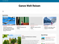 ganzeweltreisen.de Webseite Vorschau