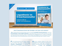 legasthenie-erw.de Webseite Vorschau