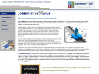 jobinitiative50plus.de Webseite Vorschau