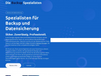 die-backup-spezialisten.de Webseite Vorschau