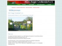 kgv-anger-crottendorf.de Webseite Vorschau