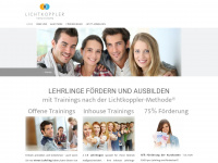 lehrlinge-foerdern.at Webseite Vorschau