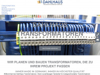 dahlhaus-trafo.de Webseite Vorschau